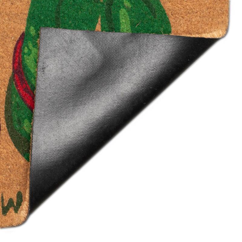 Liora Manne Natura Wipe Your Mistletoes Outdoor Mat