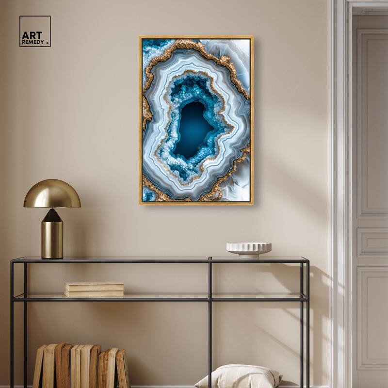 Gilded Geode Eye II Canvas by Art Remedy
