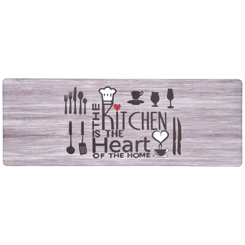 World Rug Gallery 'Kitchen is the Heart of the Home' Anti-fatigue Mat