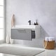 preview thumbnail 39 of 117, Vegadeo Bath Vanity with One-Piece Composite Stone Sink Top