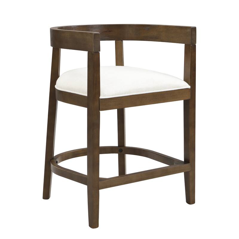 Timel Rubberwood Counter Stool (Set of 2) by Christopher Knight Home