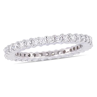 Miadora 1ct TDW Diamond Full-Eternity Band in 14k White Gold