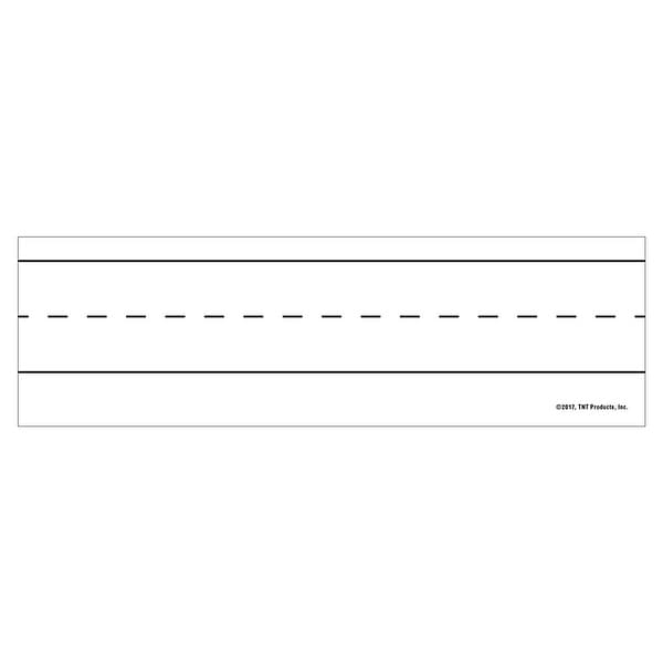 Magnetic Word Strips White