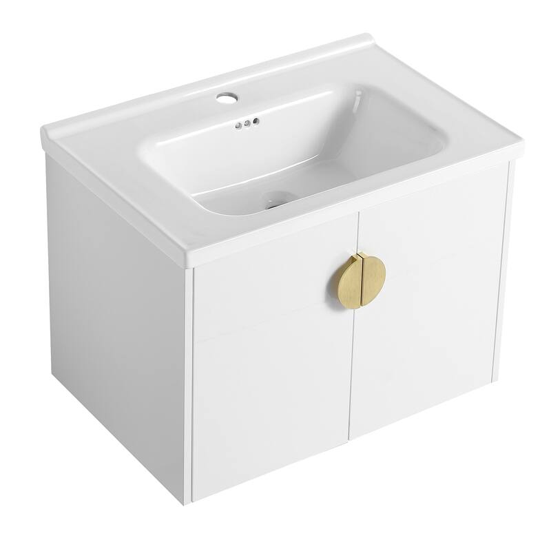 Topcraft Wall-Mounted Bathroom Vanity With Sink