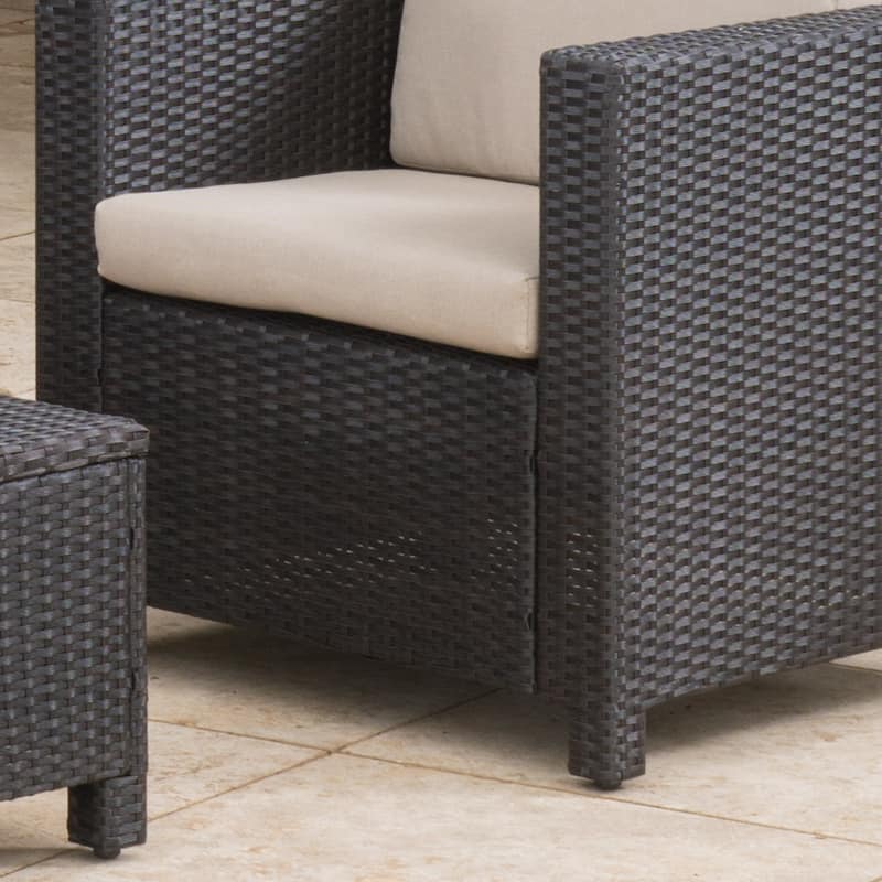 Puerta Outdoor 8-piece Wicker Sofa Chat Set with Cushions by Christopher Knight Home