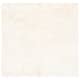 SAFAVIEH Handmade Sheepskin Aybek Genuine Pelt Rug - 6' x 6' Square - Natural/White