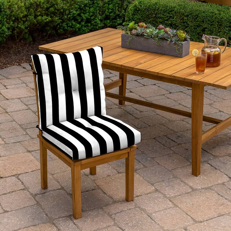 ARDEN Plush Modern Tufted Polyfill Dining Chair Cushion, Set of 2