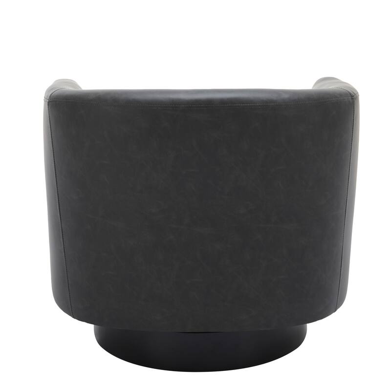 Modern 360°Swivel Accent Chairs Barrel Armchairs