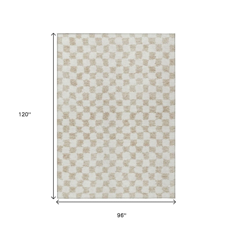 HomeRoots Geometric Transitional Rectangle Outdoor Rug