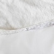 preview thumbnail 5 of 8, Laura Ashley Solid Faux Fur Ivory Duvet Cover Set
