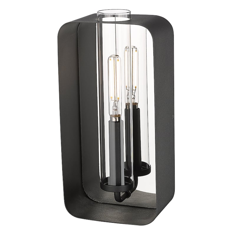 Skye 1 Light Wall Sconce - Natural Black - Natural Black