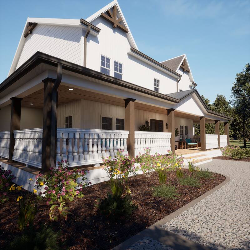 Fiberthane 700 Series Bradford Baluster, Factory Primed