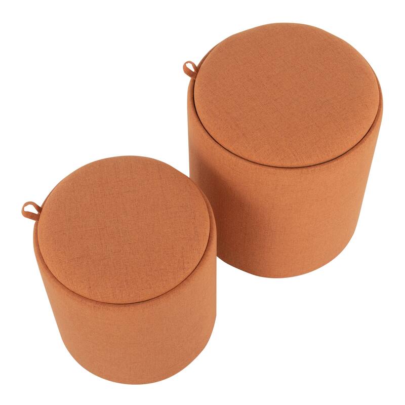 Carson Carrington Astrid Tray Top Nesting Ottoman Set