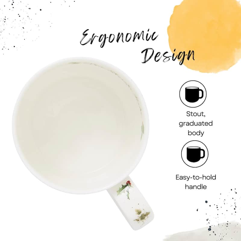 Royal Worcester Holiday Wrendale Designs 14 oz Mug