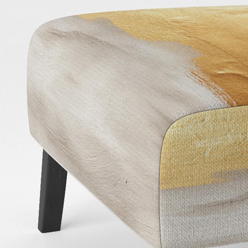 Designart "From the Shore" Upholstered Beach Accent Chair - Nautical & Coastal Arm Chair For Bedroom