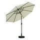 preview thumbnail 70 of 72, Ainfox 10ft Patio Umbrella with Lights Outdoor Solar Umbrella