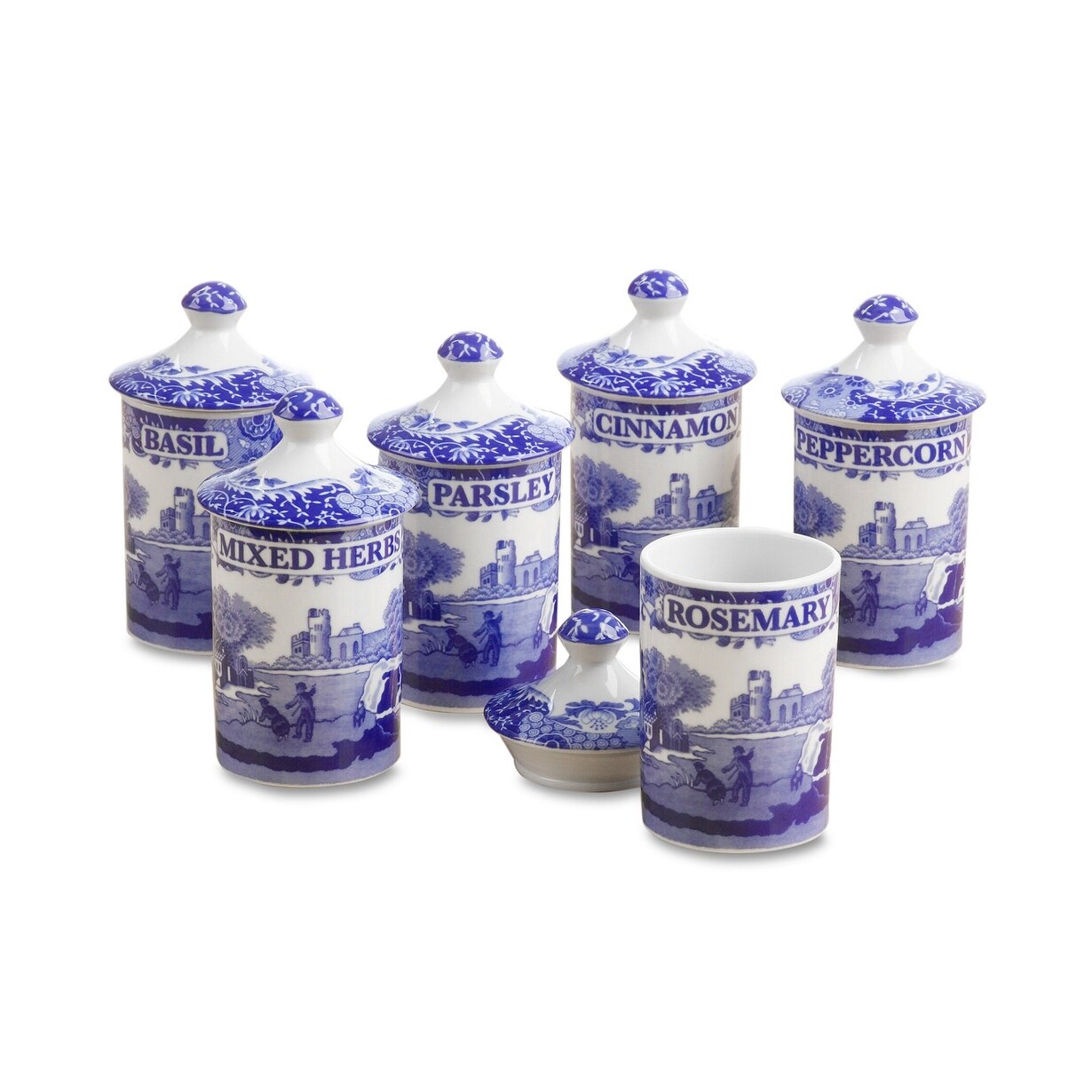 Blue spice jars online