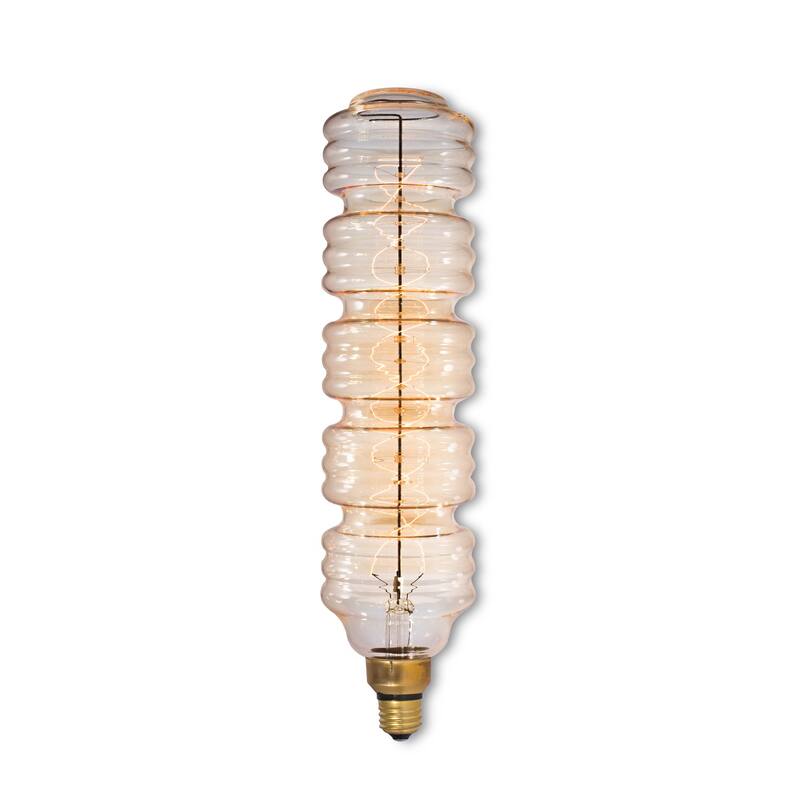 Bulbrite 60 Watt Dimmable Grand Nostalgic Medium (E26) Incandescent Bulb - Spiral Water Bottle