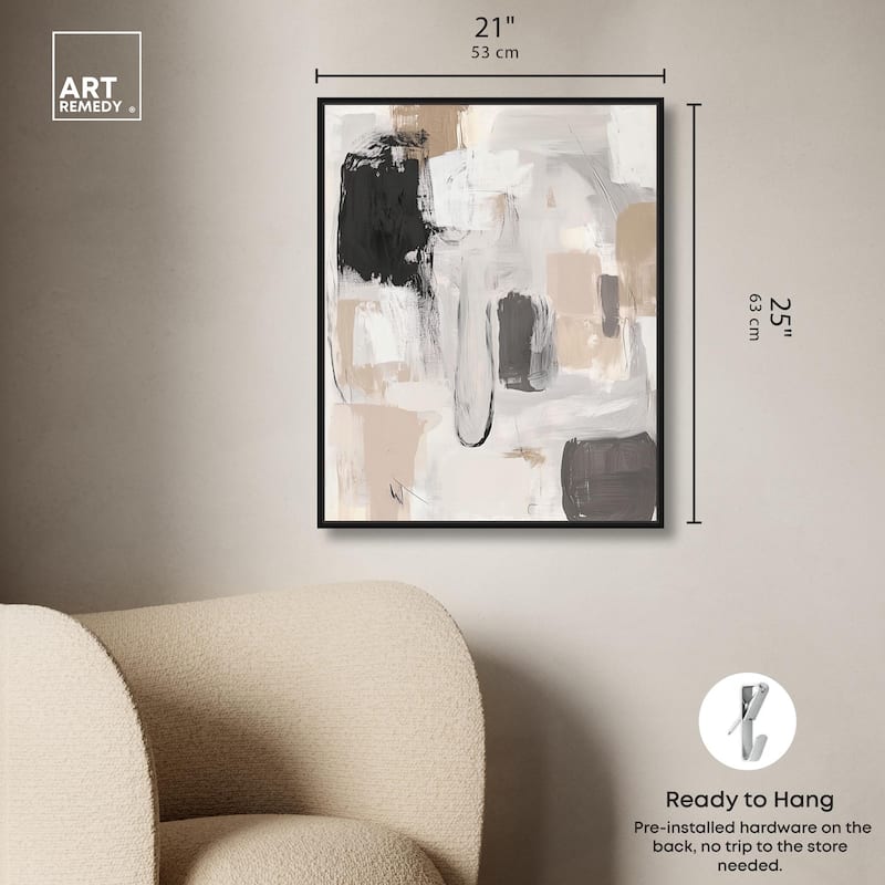 Beauty of Beige I Canvas by Art Remedy