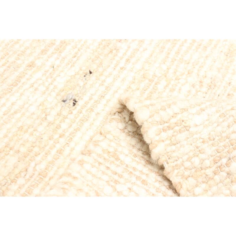 ECARPETGALLERY Braid weave Sienna Tan Wool Rug - 5'1 x 7'11