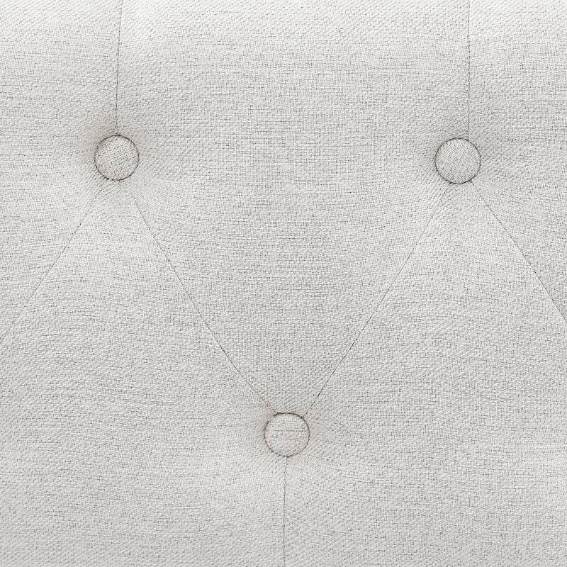 Roomfitters Twin/Full/Queen Upholstered Daybed with Tufted Backrest, Nailhead Trim and Underbed Storage Trundle