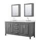 Option Dark Gray / Giotto Quartz Top / Polished Chrome