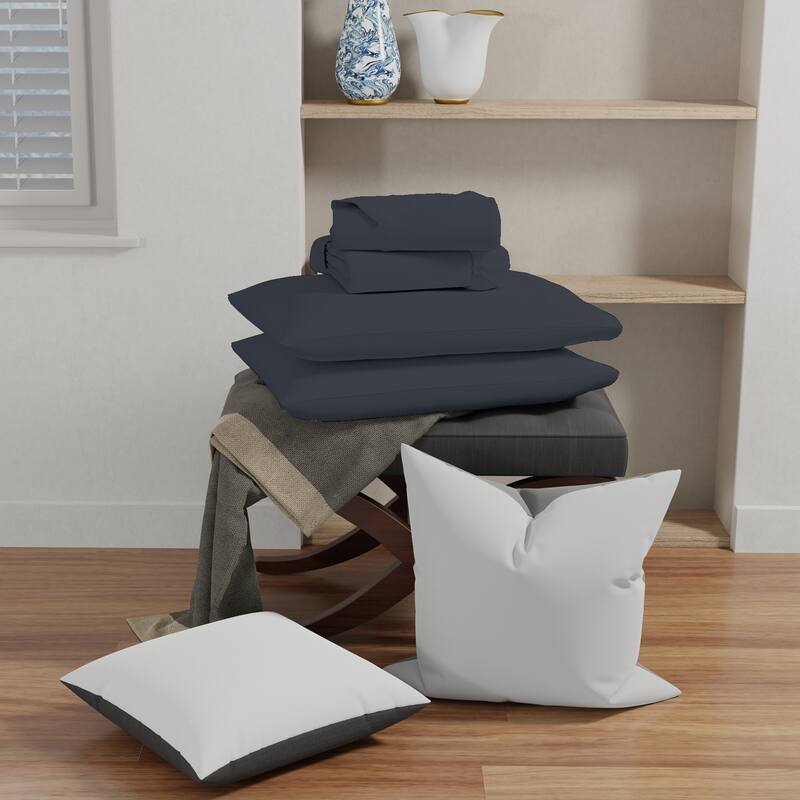 Color Sense Super-Soft & Cozy Knitted Jersey Sheet Set