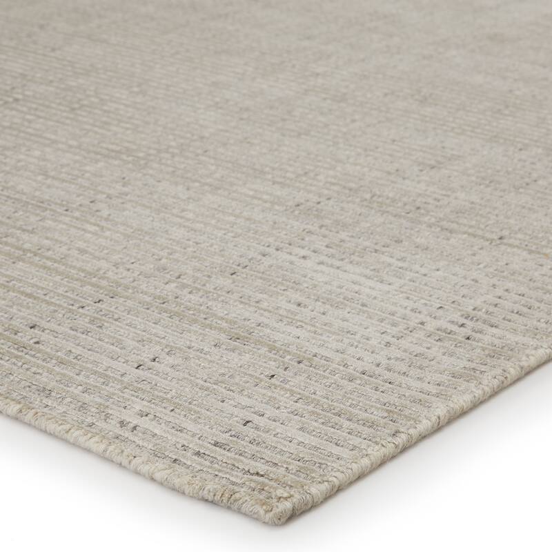 Phase Handmade Solid Color Textured Wool/ Viscose Area Rug