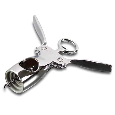 Vinturi Chrome Winged Wine Opener for Use with All Cork Types