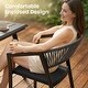 preview thumbnail 14 of 28, 9/11/13-Piece Patio Dining Set Outdoor All-Weather Aluminum Dining Table and Woven Twist Wicker Stackable Chairs