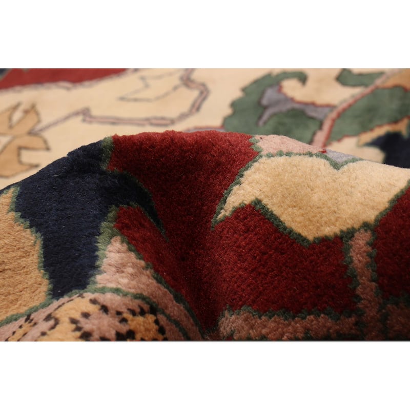 ECARPETGALLERY Hand-knotted Finest Kargahi Red Wool Rug - 10'2 x 13'1