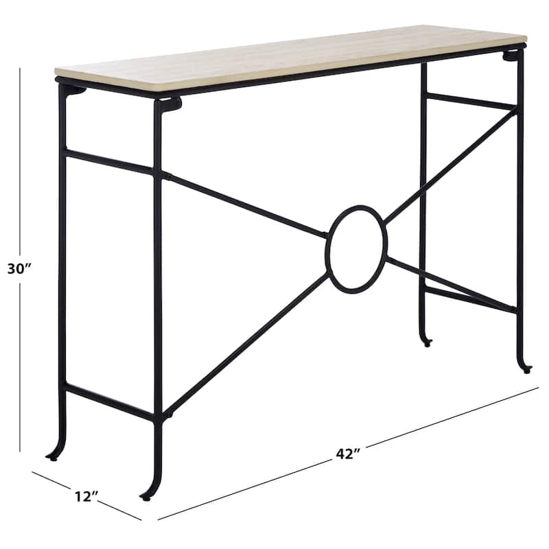SAFAVIEH Home Lenin Ceramic Console Table - 42"W x 12"D x 30"H