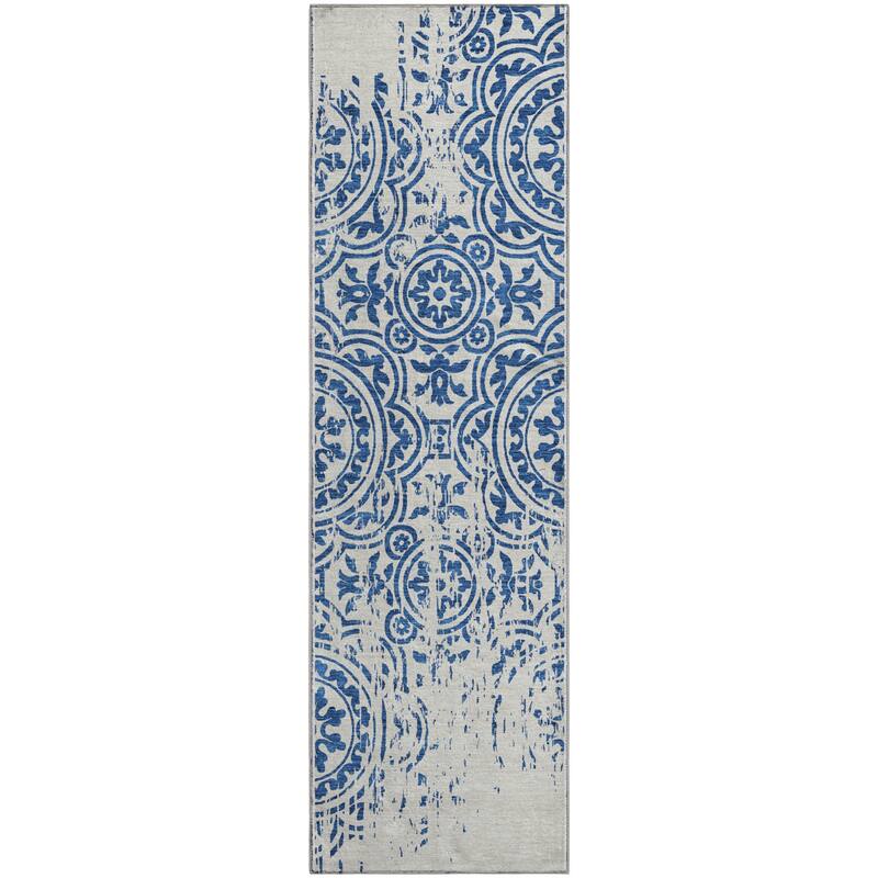 Premium Washable Super Soft Vanishing Medallion Mayfield Rug