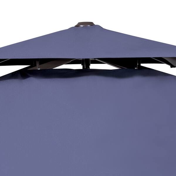 VredHom 10 Ft Dual Wind Vent Square Offset Cantilever Patio Umbrella with Cross Stand - Bed Bath & Beyond - 34826937 VredHom 10 Ft Dual Wind Vent Square Offset Cantilever Patio Umbrella with Cross Stand - Bed Bath & Beyond - 34826937