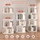 preview thumbnail 22 of 102, 4/5/6 Tiers Round Rotating Bookcase, Revolving Floor Standing Bookshelf Corner Organizer Display