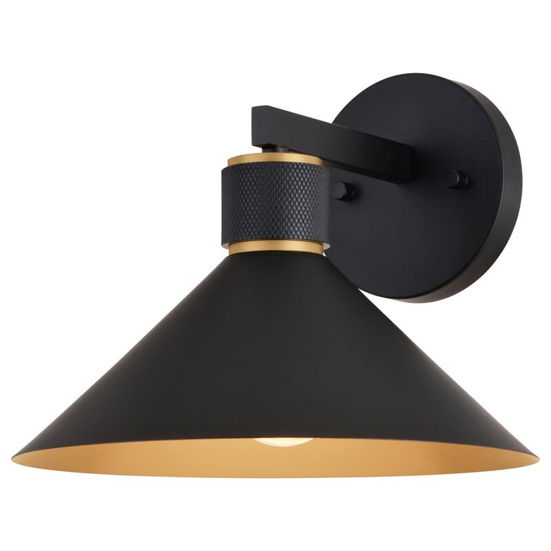 Bellevue VXWS61103 Belle 9" Tall Wall Sconce - Matte Black / Gold
