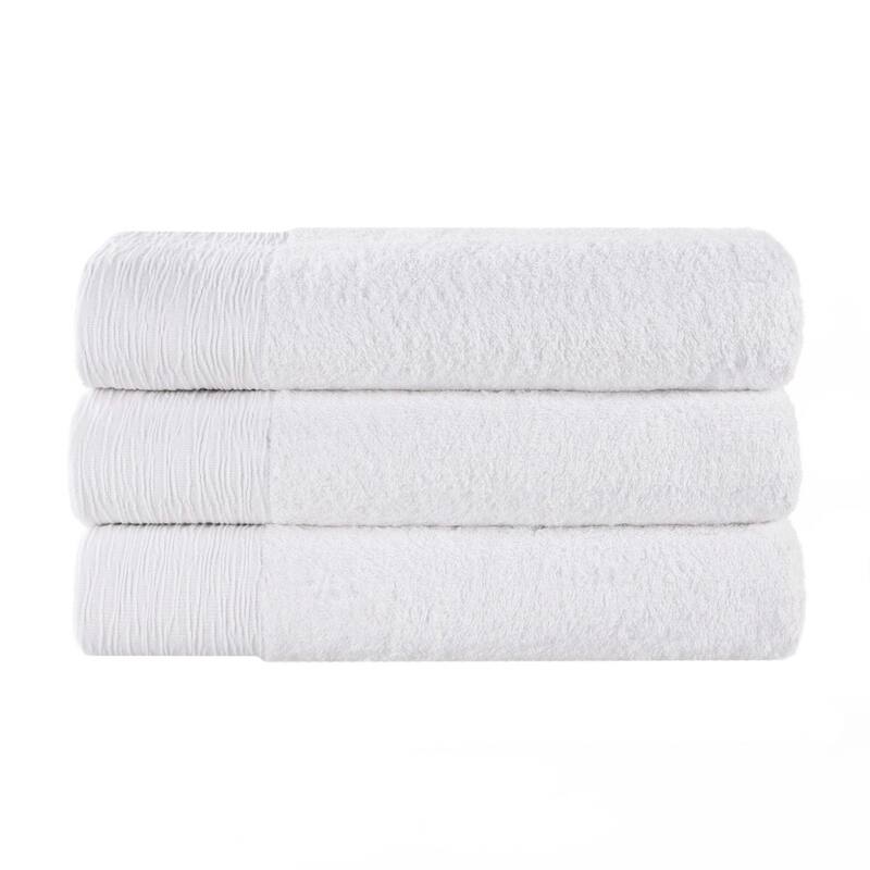Superior Sierra Rayon From Bamboo Cotton Blend Bath Towel Set of 3
