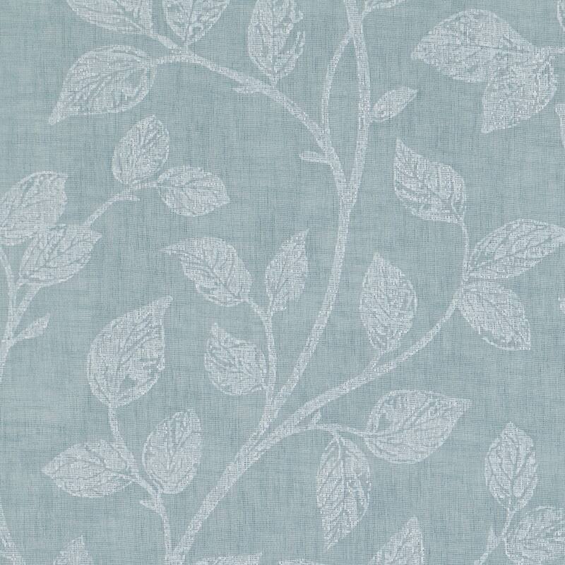 Eclipse Nora Botanical Print Absolute Zero Blackout Window Panel