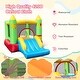 preview thumbnail 5 of 7, Gymax Inflatable Bounce House w/ Slide Jumping Area & Basketball Hoop