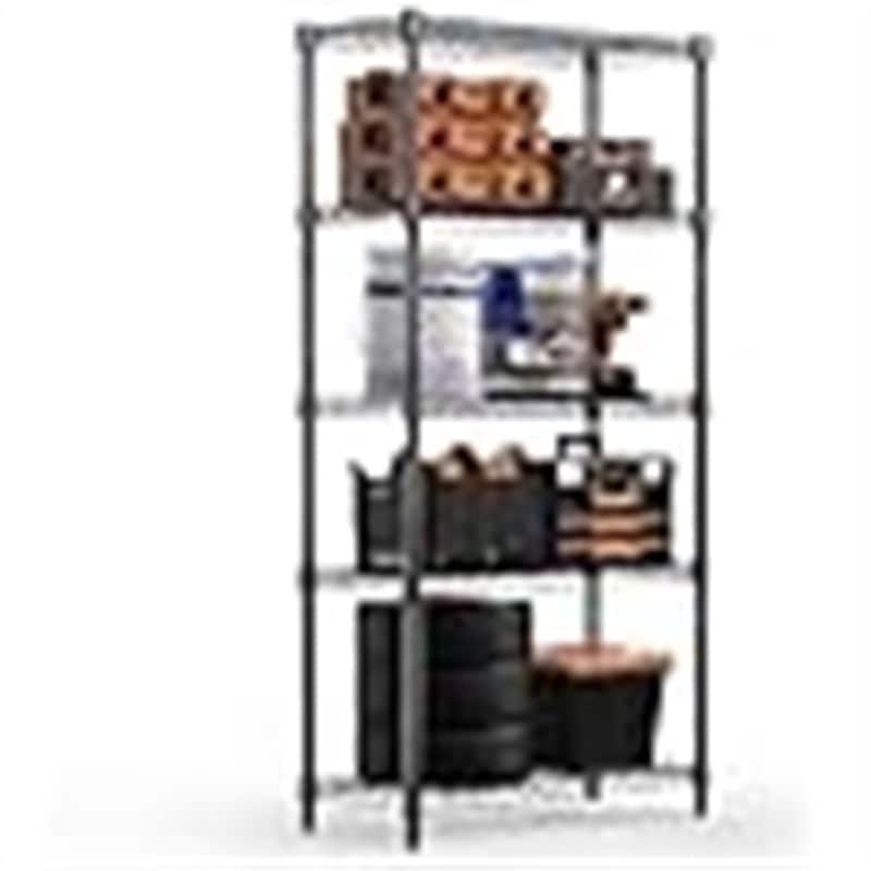 Storage Shelving - 13.7"D x 23.6"W x 62.4"H