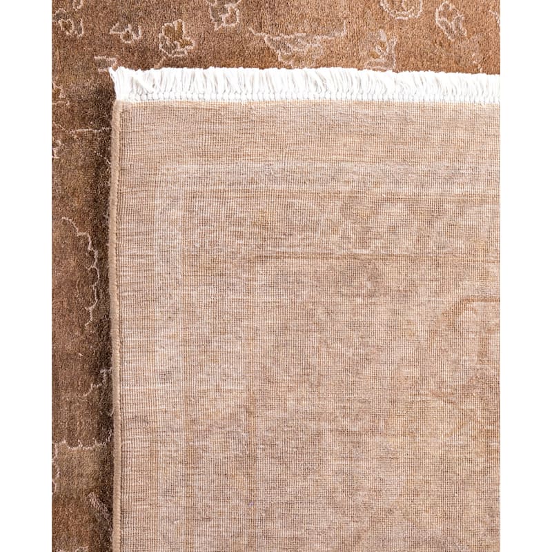 Overdyed One-of-a-Kind Hand-Knotted Area Rug - Beige - 9' 2" x 12' 2"