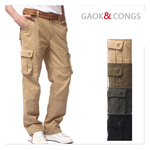 Mens Outdoor Military Urban Tactical Combat Trousers Casual Cargo Pants Hiking