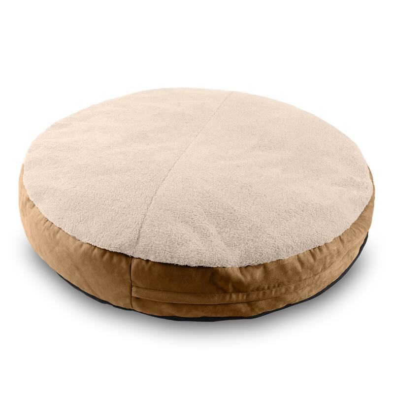 Jaxx Robbi Dog Bed Premium Synthetic-Fur Memory Foam Bean Bag Bed