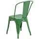 preview thumbnail 148 of 164, Metal Indoor/ Outdoor Stackable Bistro Chair (Set of 4)
