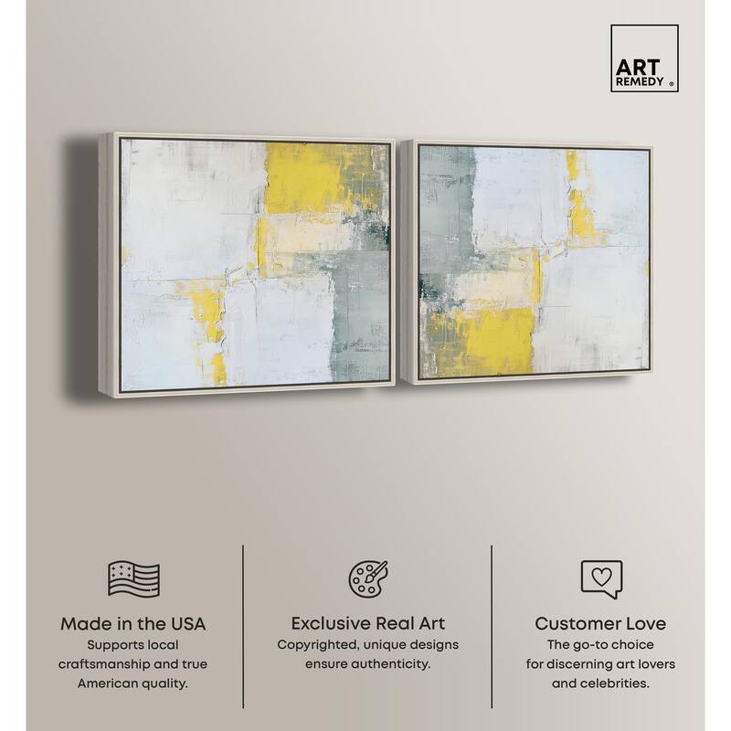 Simple Golden Butterfly Canvas by Art Remedy