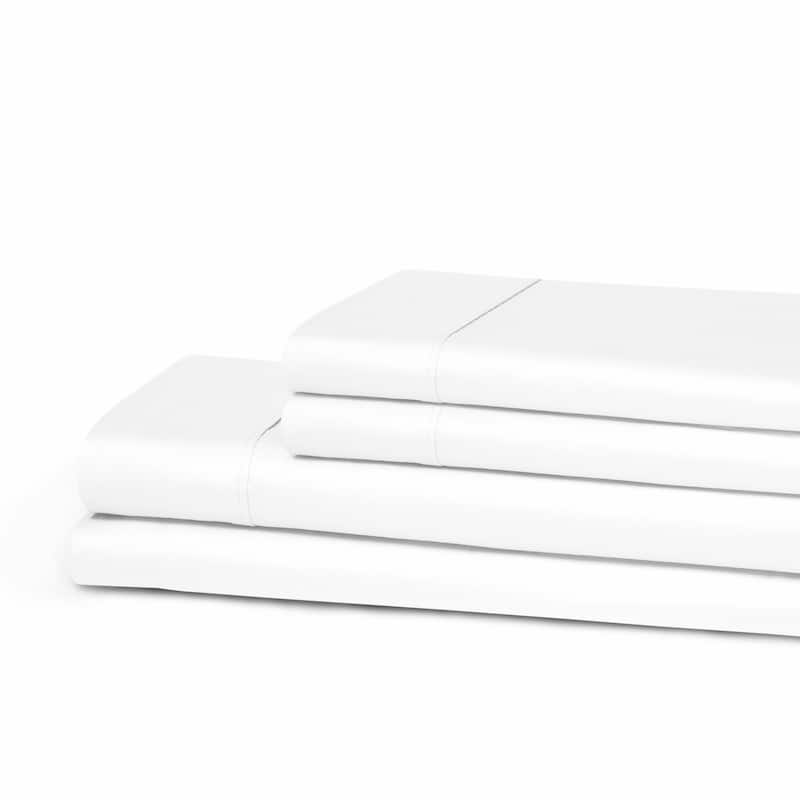 Superior Cotton Breathable Deep Pocket Solid Bed Sheet Set
