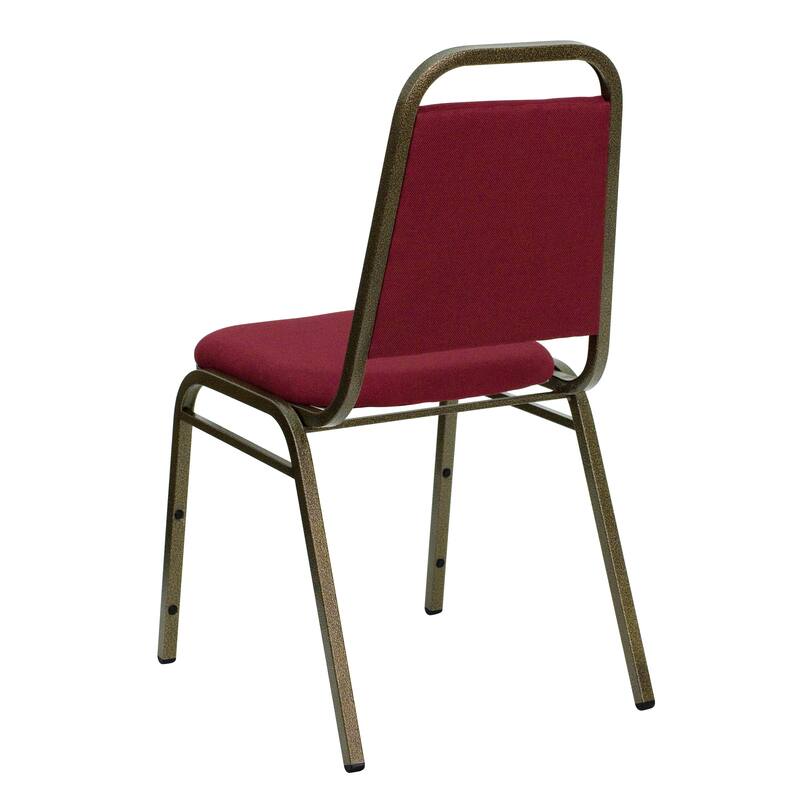 Trapezoidal Back Stacking Banquet Chair with 1.5" Thick Seat - 20.25"D x 17.5"W x 34"H