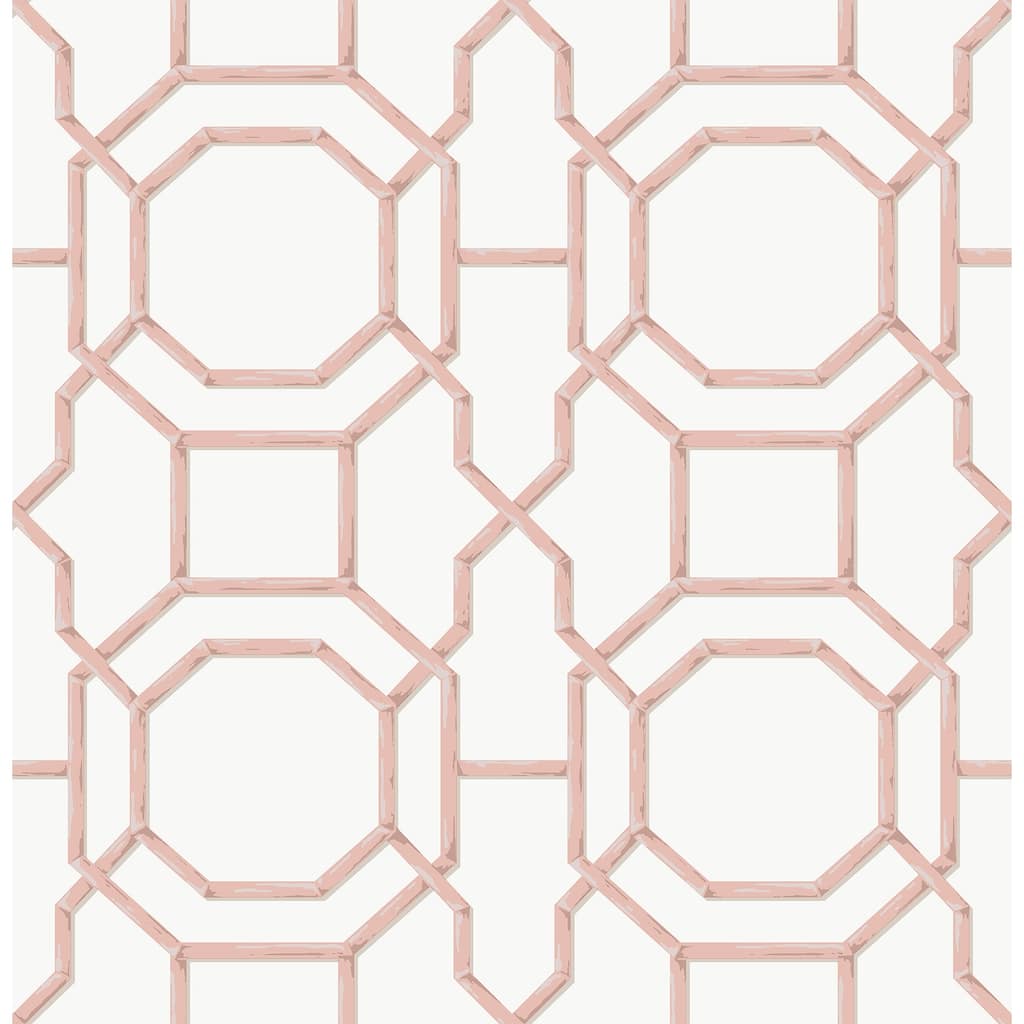 NuWallpaper Sanya Coral Peel and Stick Wallpaper - N/A