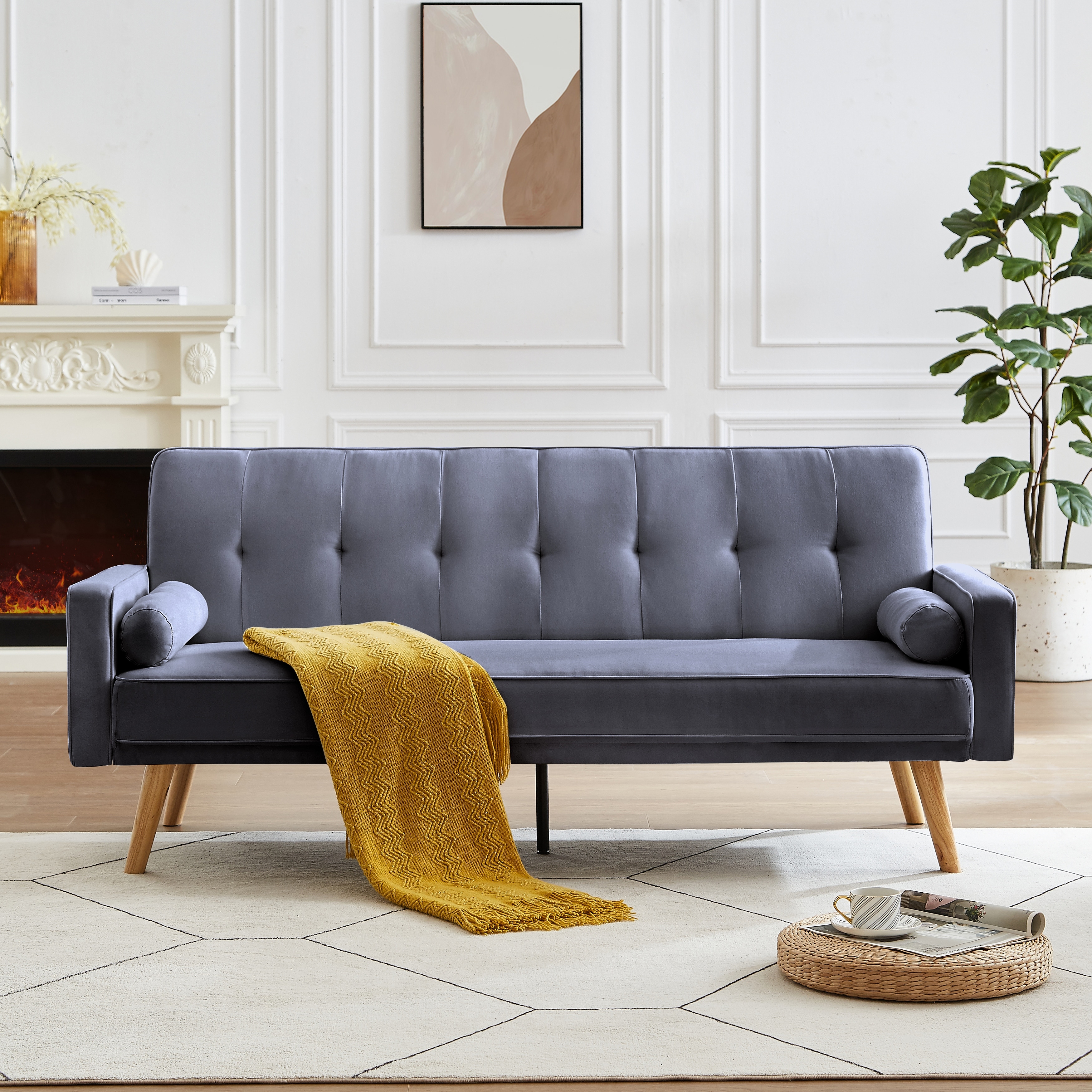 Futon best sale bolster pillows