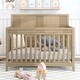 preview thumbnail 56 of 64, Certified Baby Safe Crib, Pine Solid Wood, Non-Toxic Finish, JPMA Certified